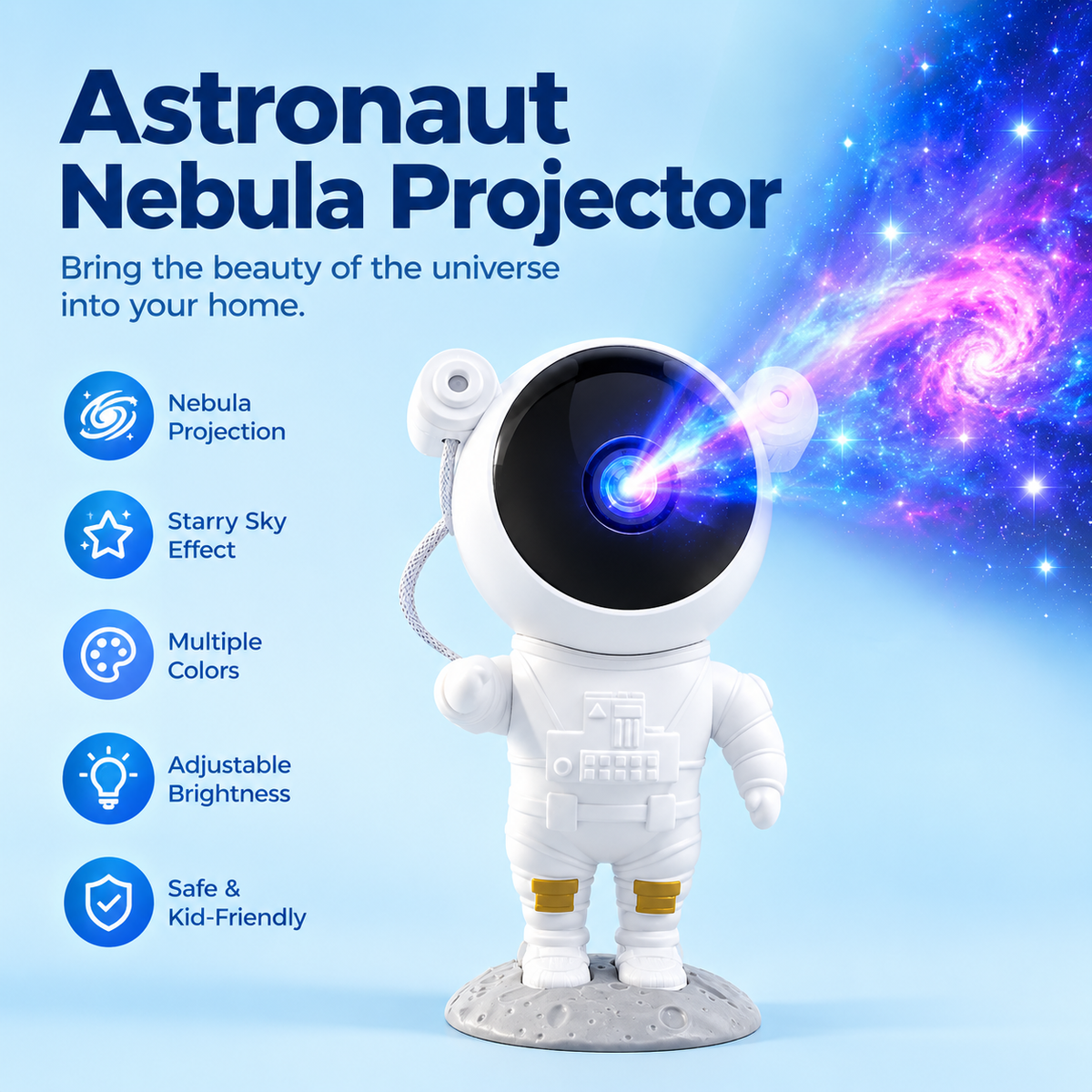 Astronaut Galaxy Projector Starry Night Light
