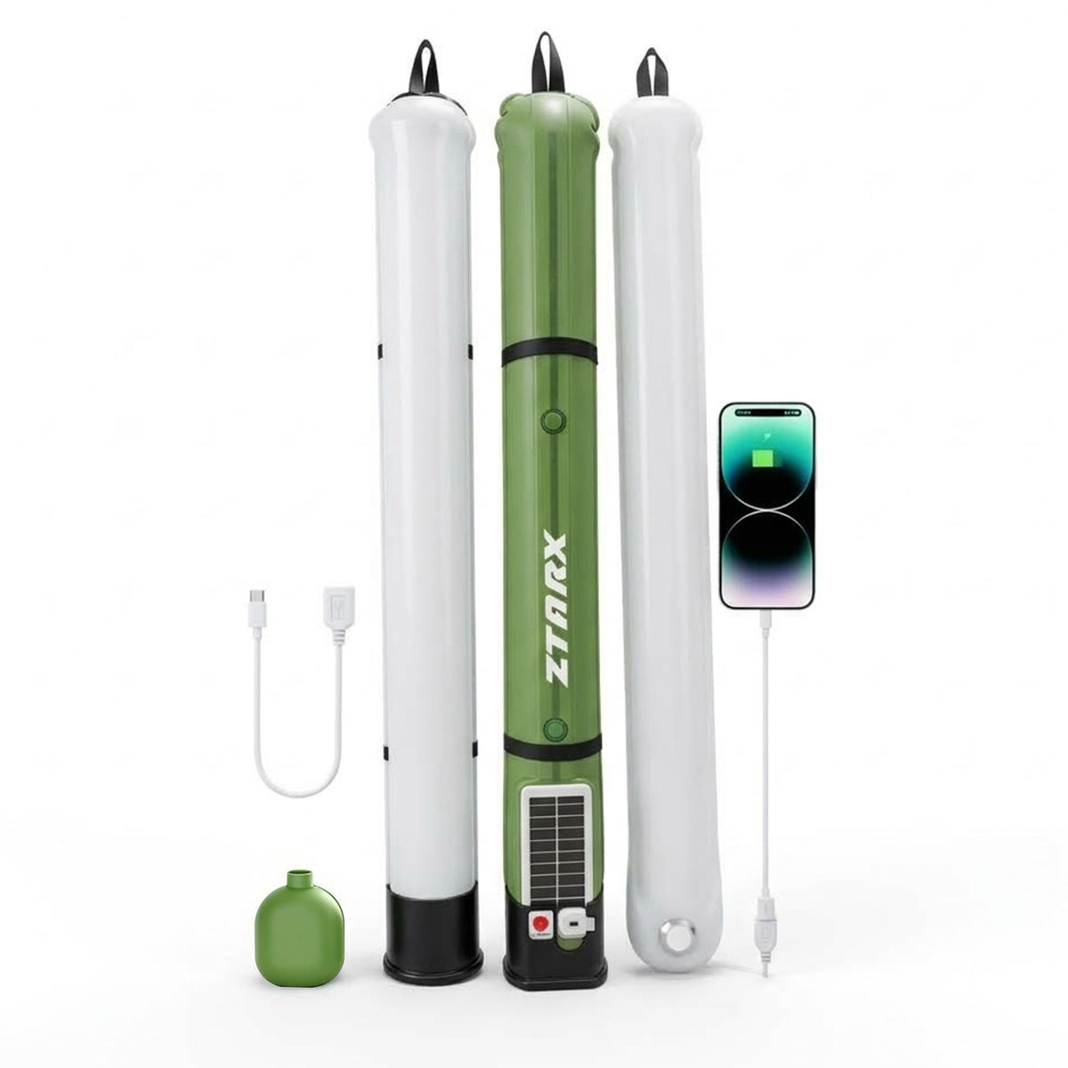 New Outdoor Solar-Powered Inflatable Air-Column Light
