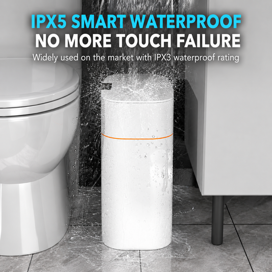 Touchless Motion Sensor Smart Trash Can with Lid