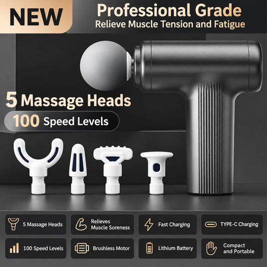 LED Display Massage Gun