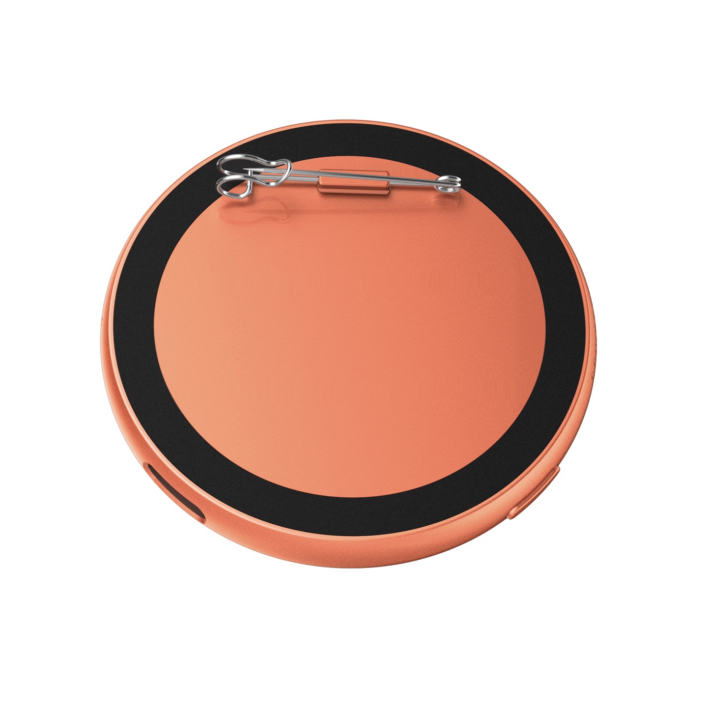 Portable Digital E‑Badge Customizable Picture Display Rechargeable Round E‑Badge for Collection & Gift