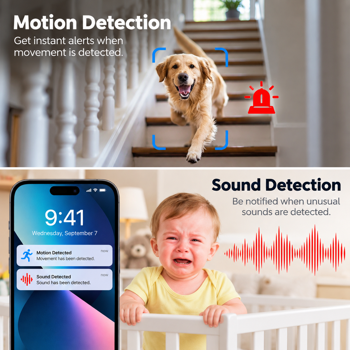 4MP WiFi Indoor Pan-Tilt Smart Security Camera