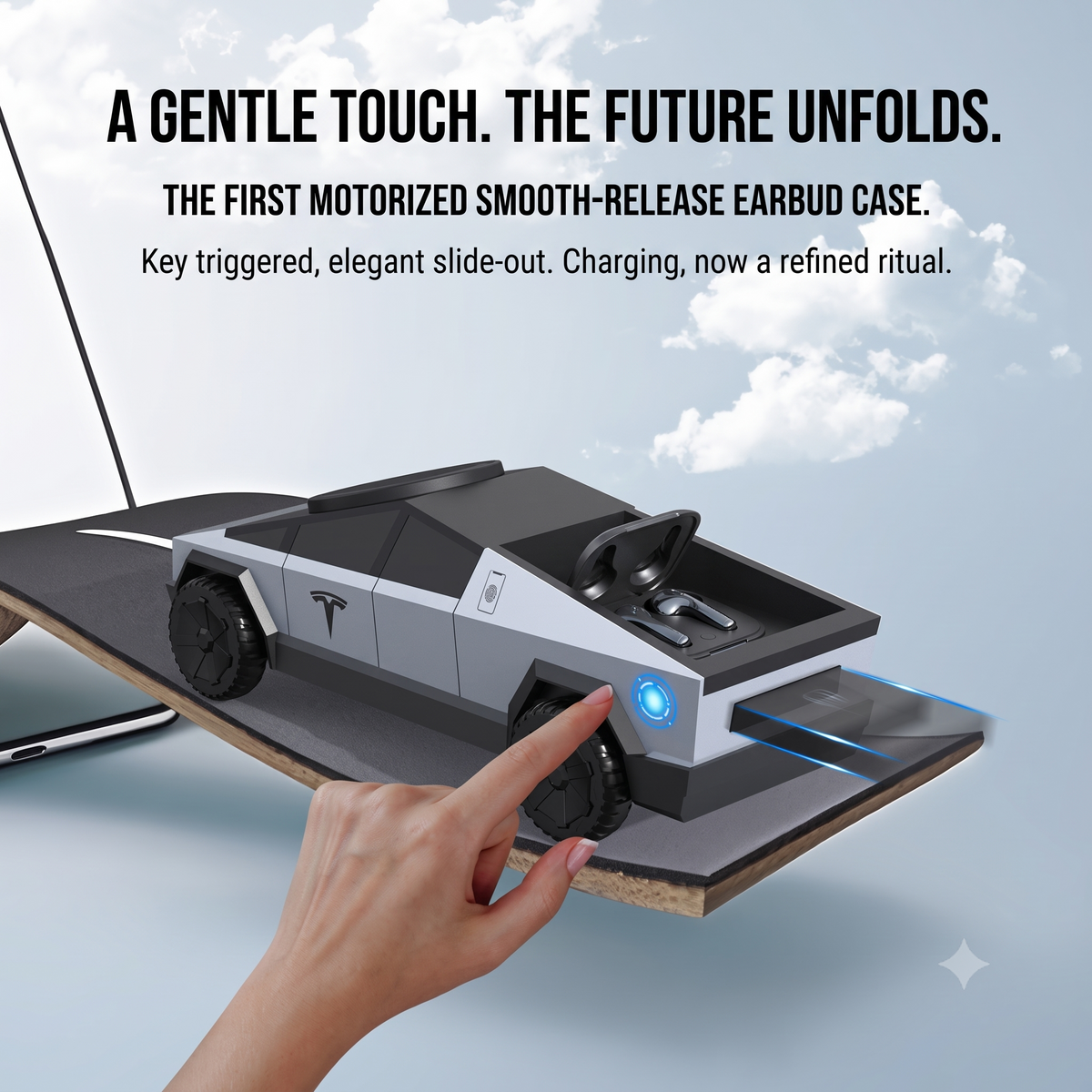 Cybertruck 3-in-1 Qi2 Magnetic Wireless Charger
