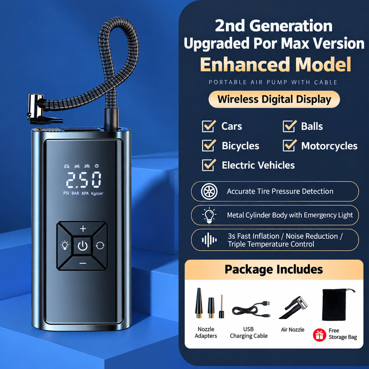 Portable Car Tire Inflator