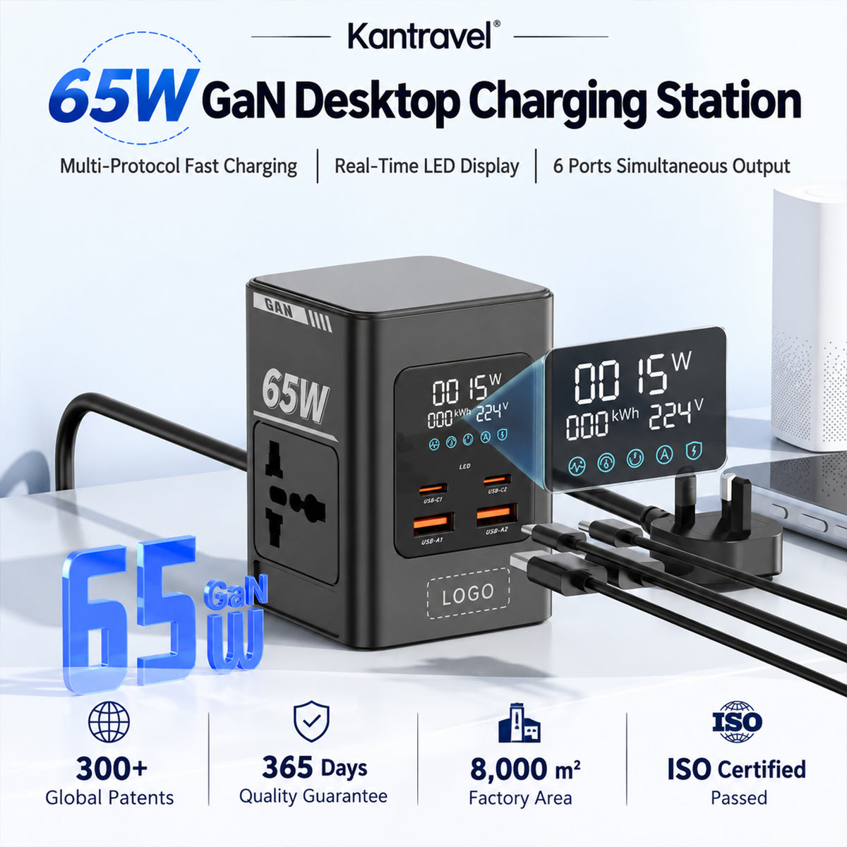 Smart Digital display adapter plug