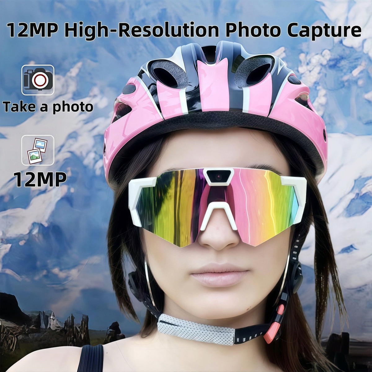 Video Recording and Photo-Taking Glasses (Sports DV)