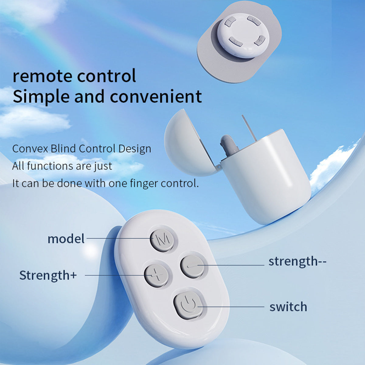 Portable Pulse Neck Massager Patch