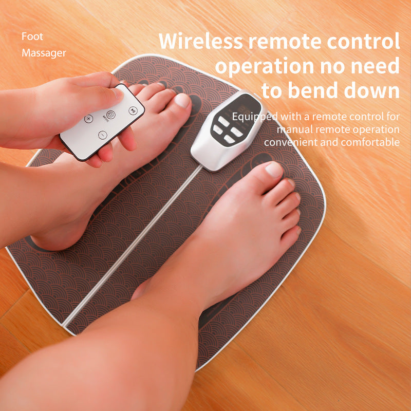EMS Foot Massager Mat with Remote Control