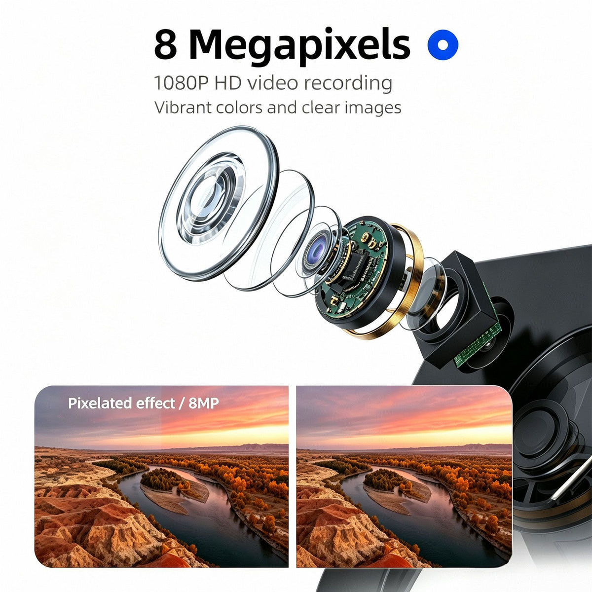 Photochromic AI Glasses with Camera & Translation