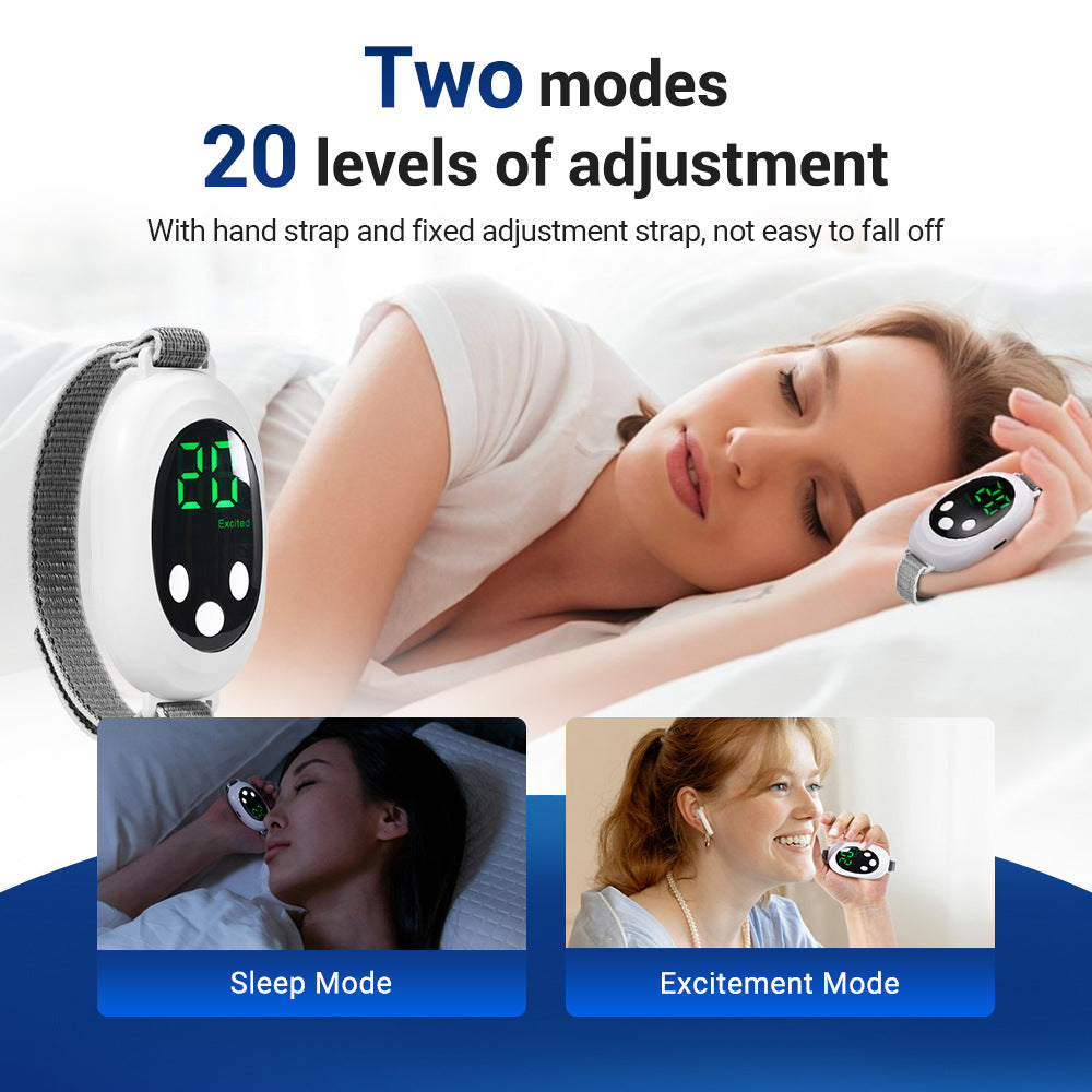 Wearable Sleep Aid Device with 20 Intensity Levels