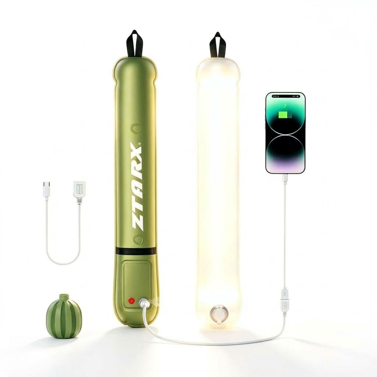 New Outdoor Solar-Powered Inflatable Air-Column Light