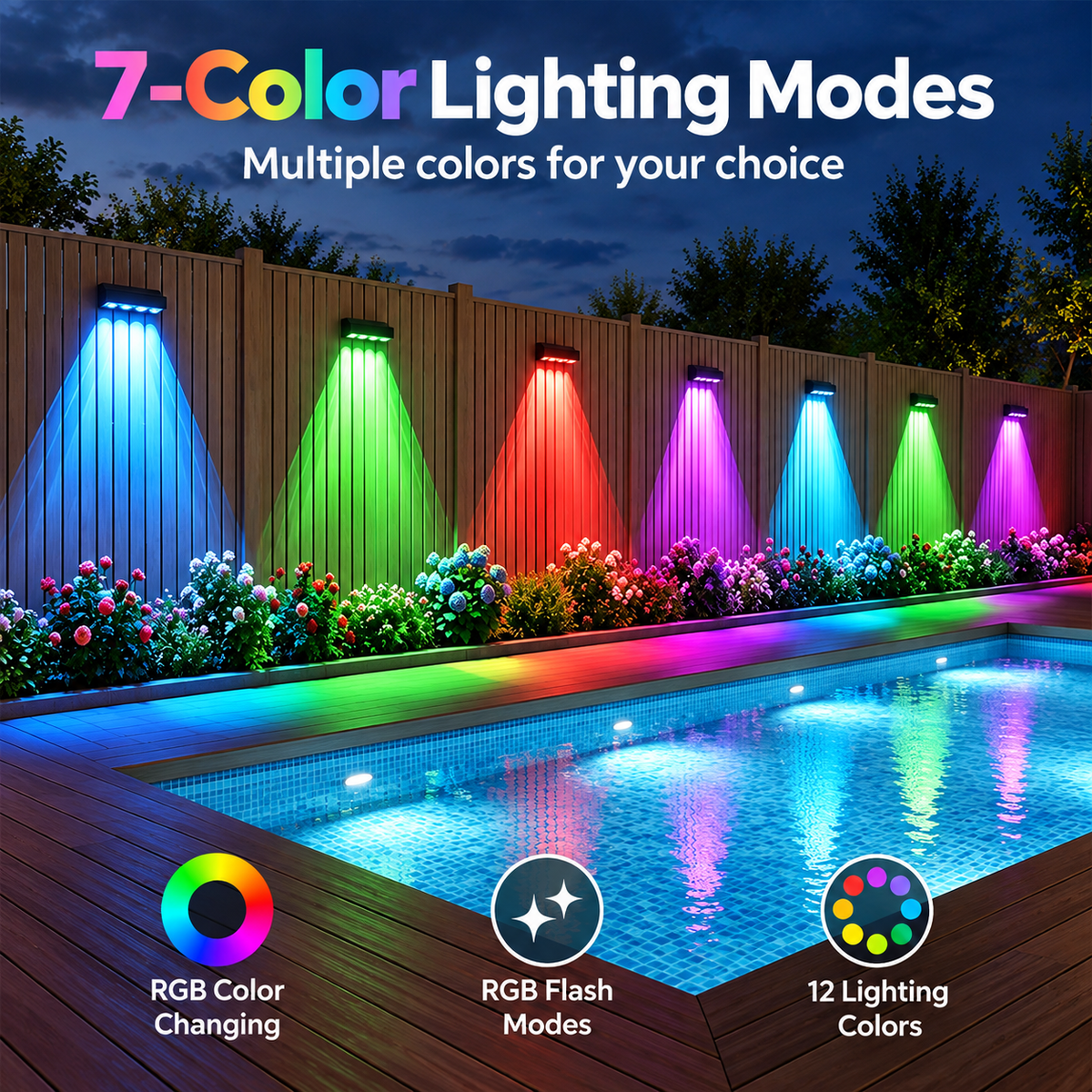 Light-controlled automatic outdoor light