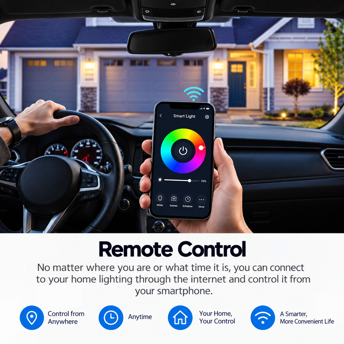 ZigBee GU10 Smart RGB LED Bulb with App Control