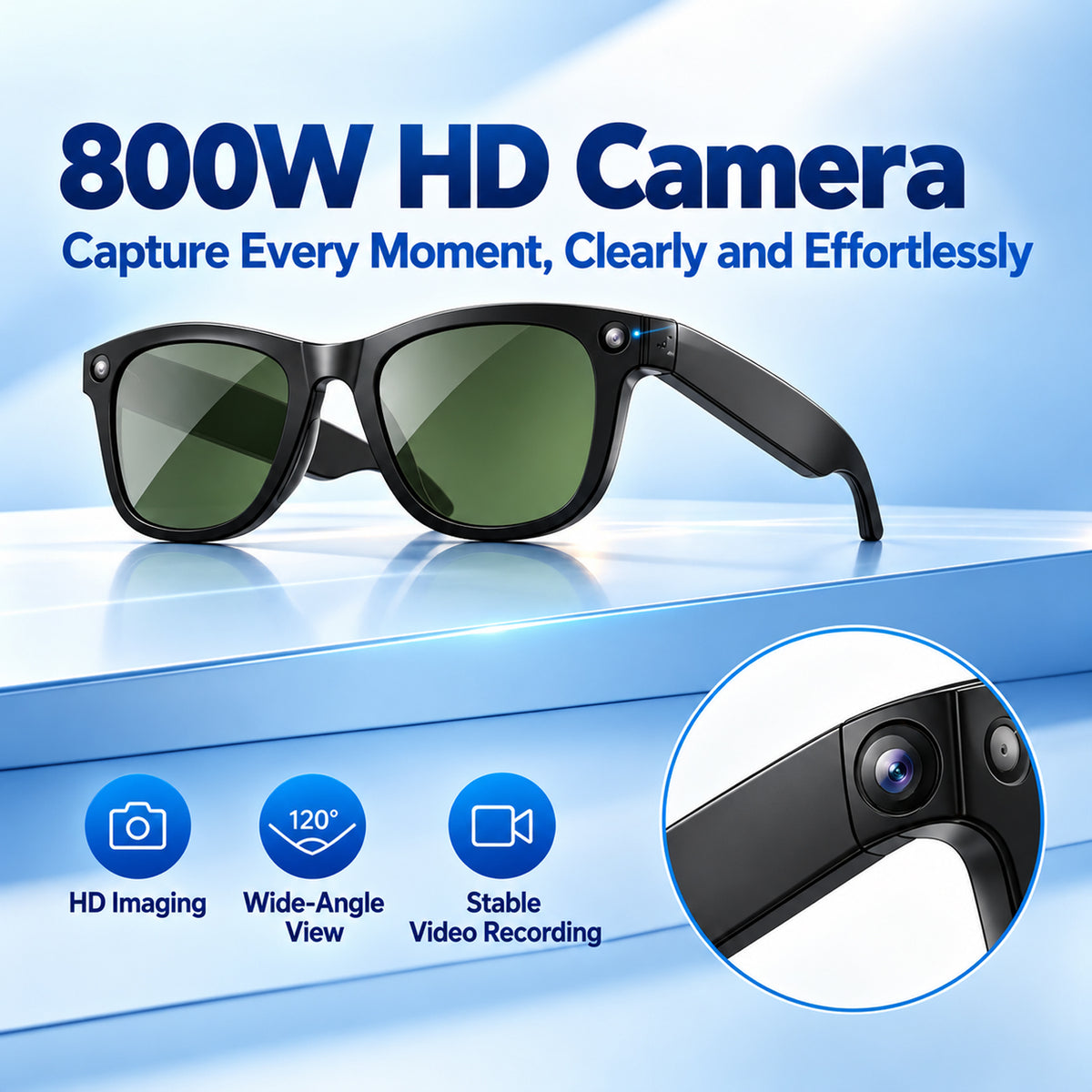 AI-powered smart glasses for photography