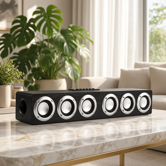 Portable AI Smart Bluetooth Speaker, Wireless Mini Speaker with TF Card Slot, Built‑in Battery for Home Outdoor Travel