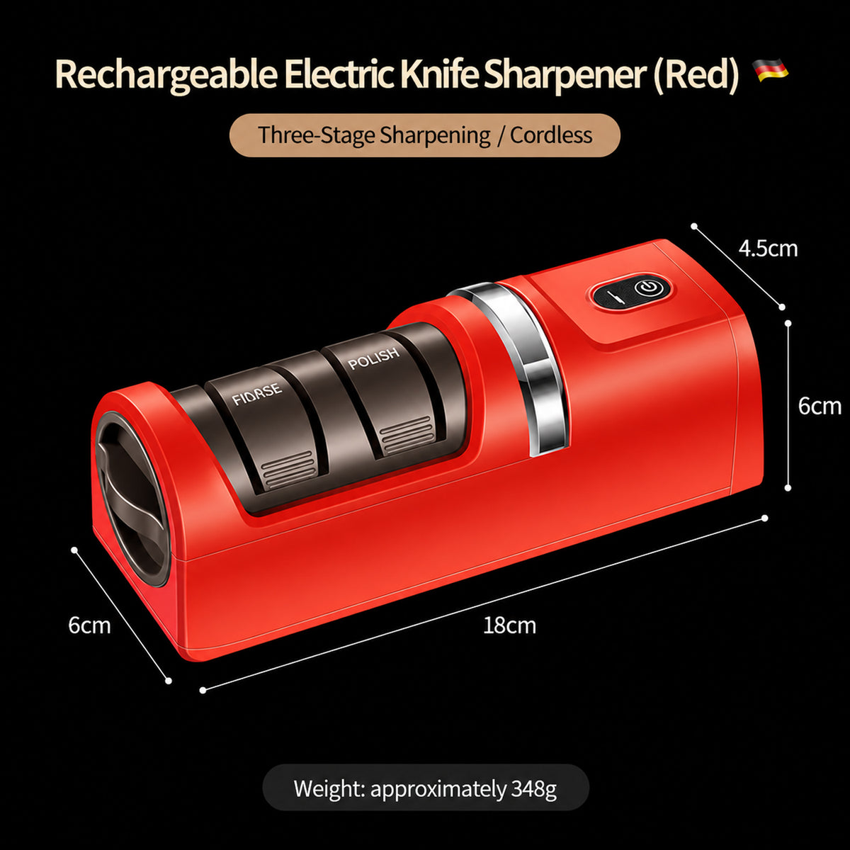 Electric knife sharpener