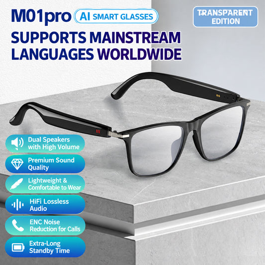 AI-powered smart Bluetooth glasses