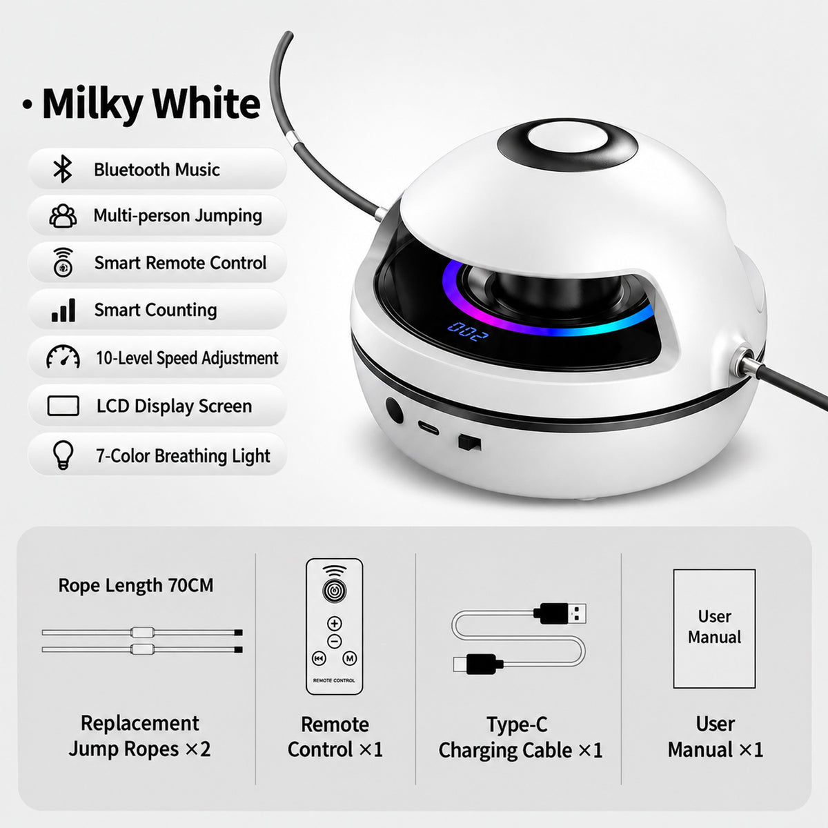 Smart Remote-Controlled Multi-Player Jump Rope Machine