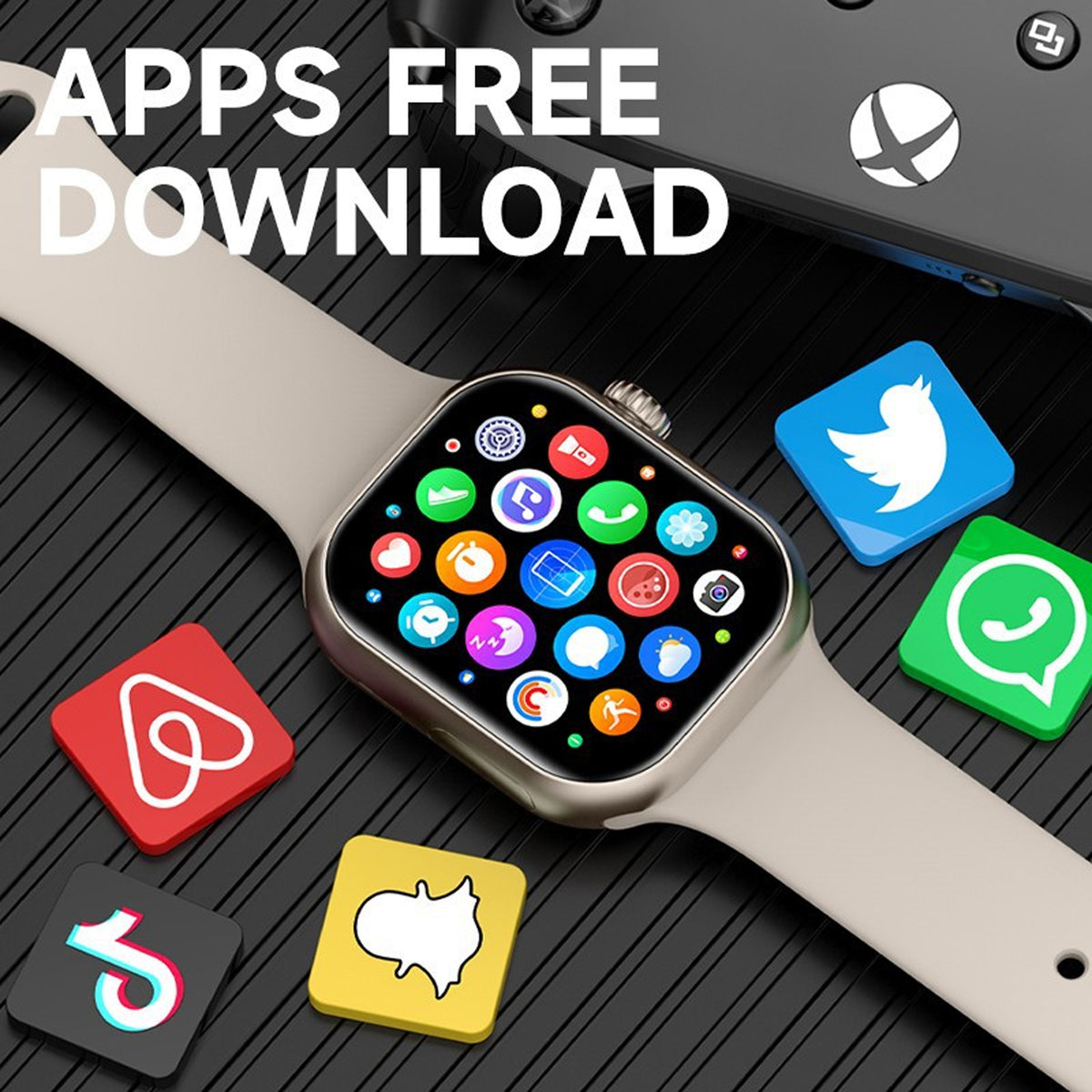 Smartwatch with Heart Rate and Sleep Monitoring