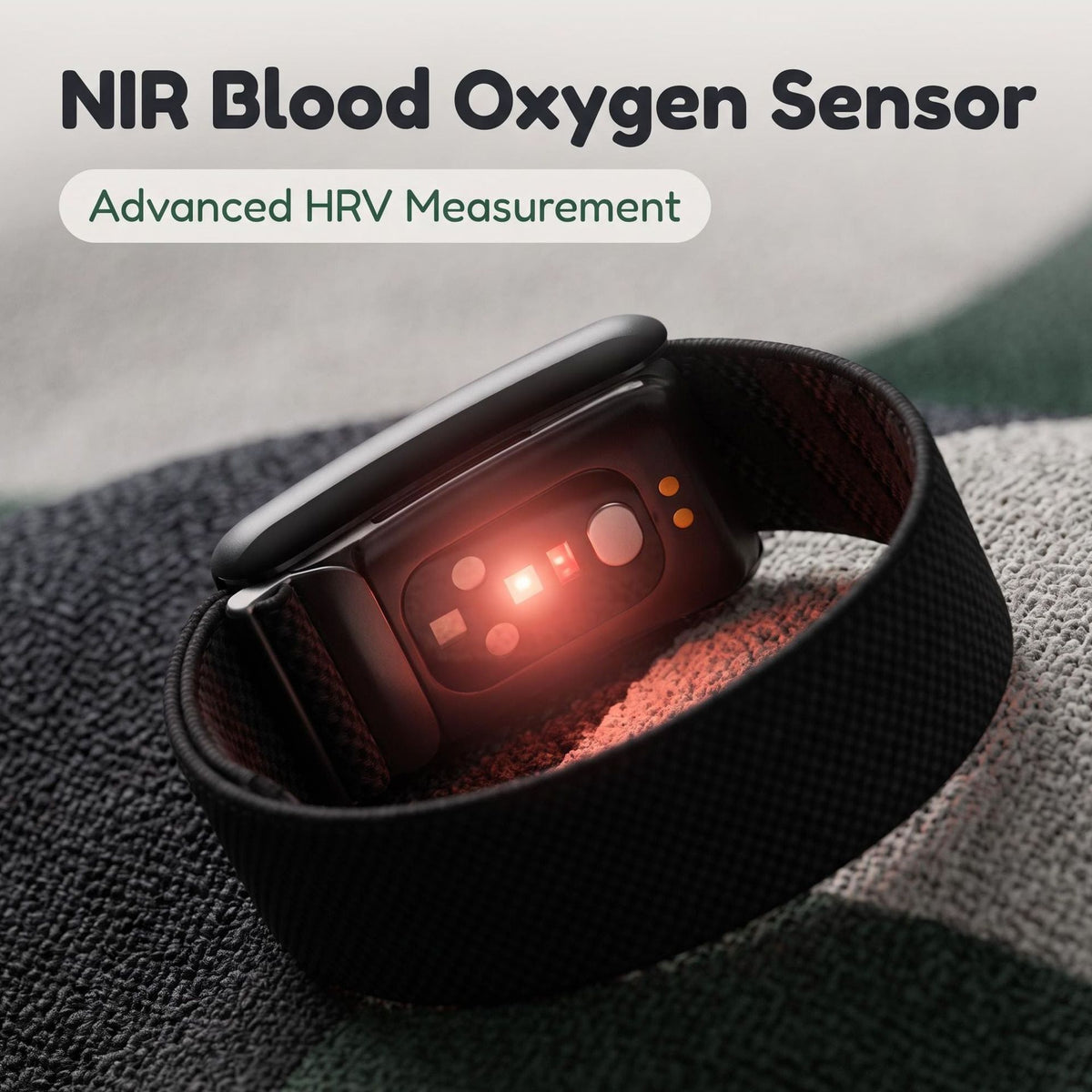 Screen-Free Fitness Band with Heart & SpO2 Tracking