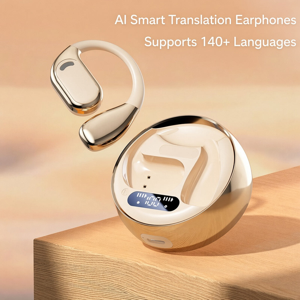 Smart Translating Ear-Hook Headphones