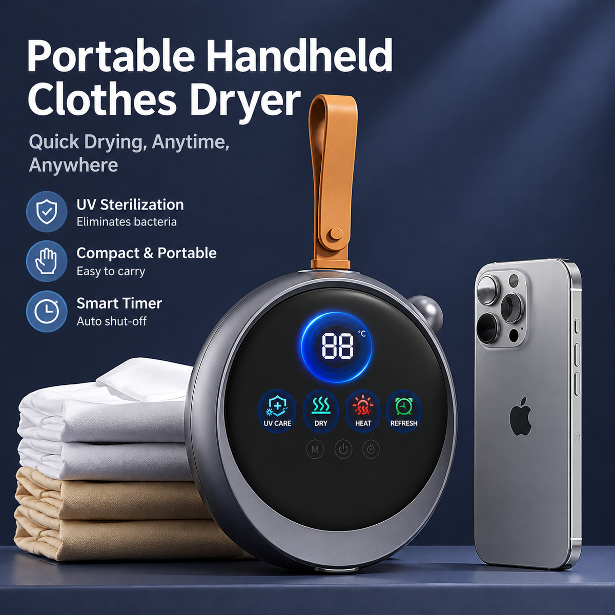 Portable Mini Clothes Dryer for Home & Travel