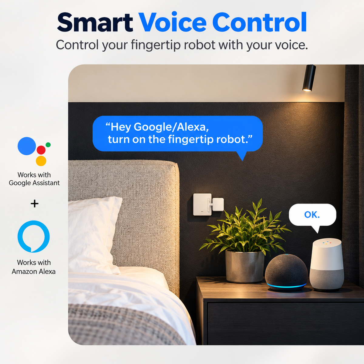 Smart Bluetooth Fingerbot Button Pusher