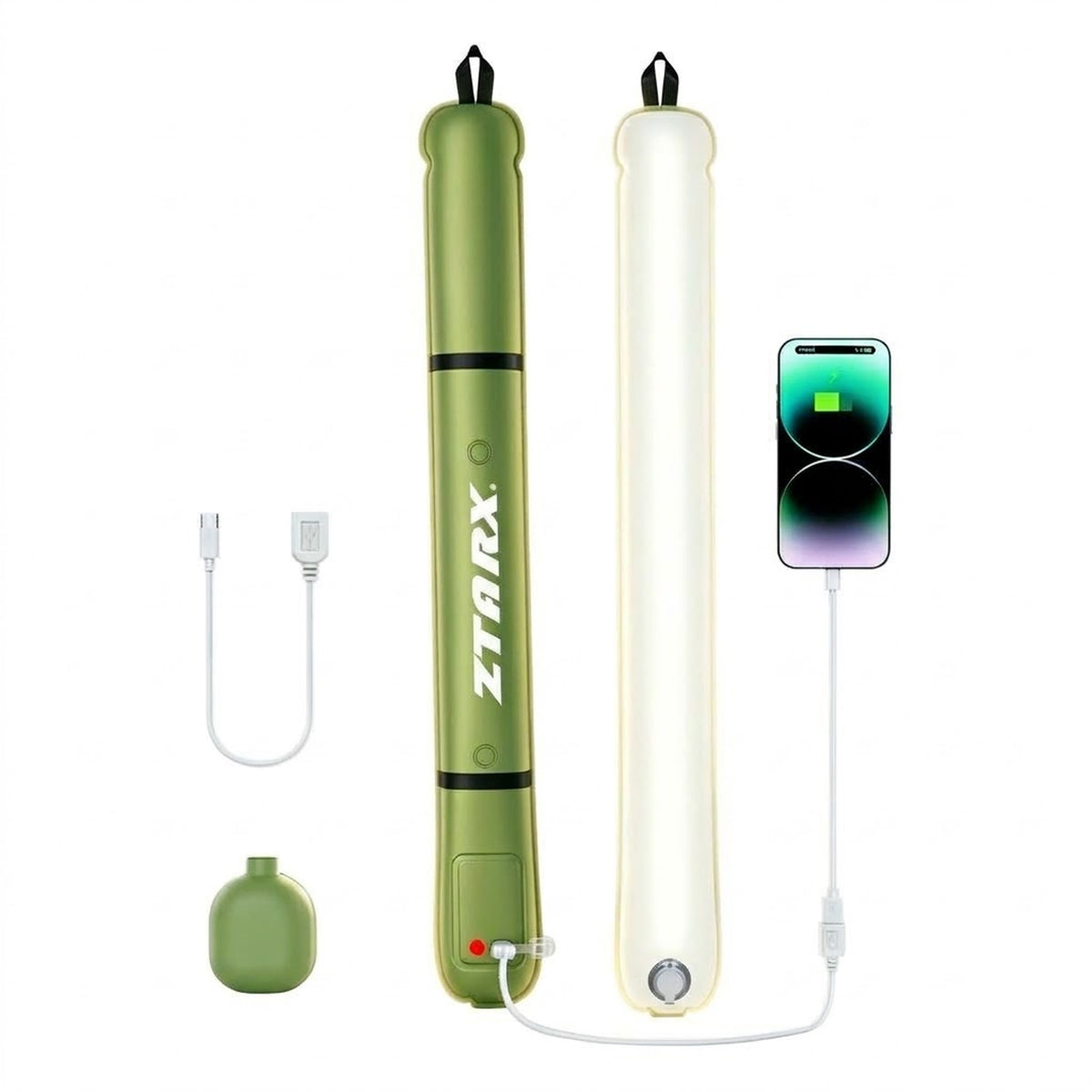 New Outdoor Solar-Powered Inflatable Air-Column Light