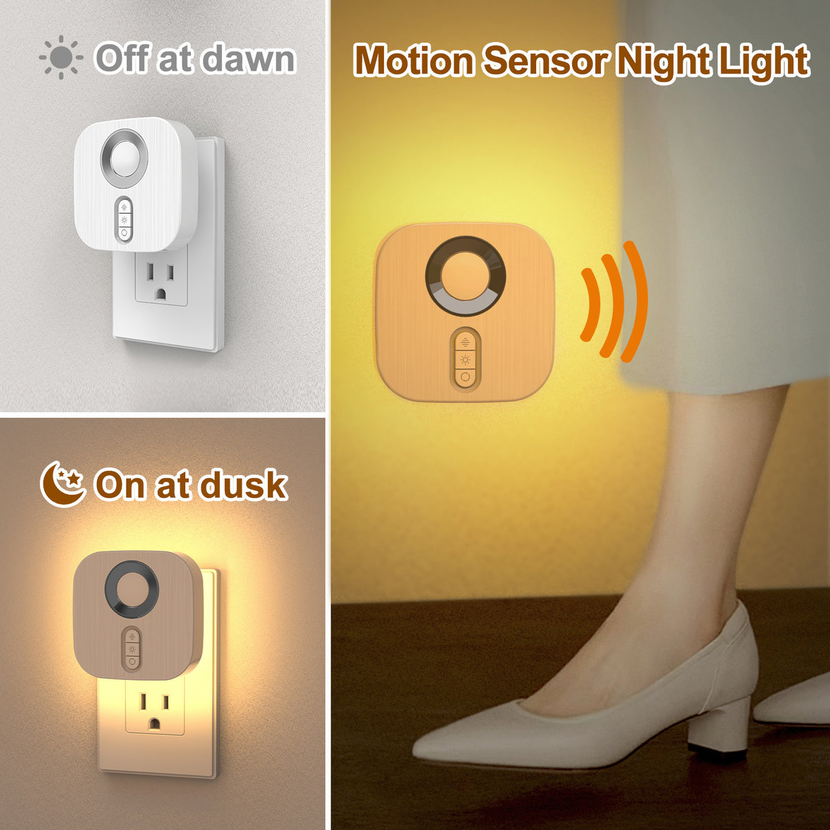 Motion-sensor night light