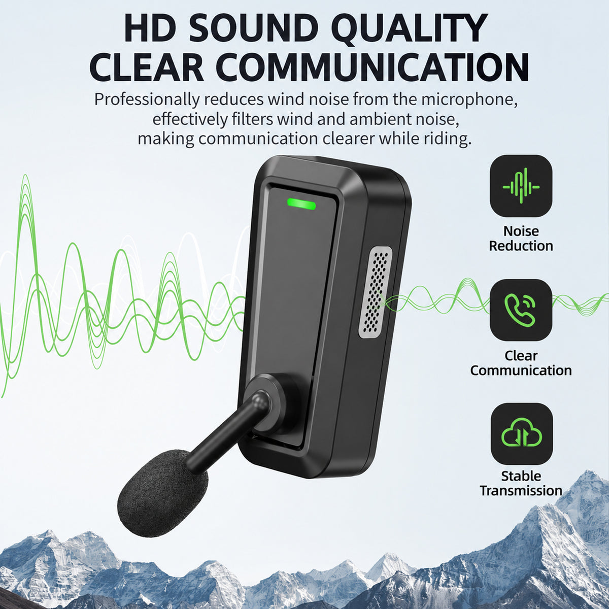 Helmet Intercom Headset