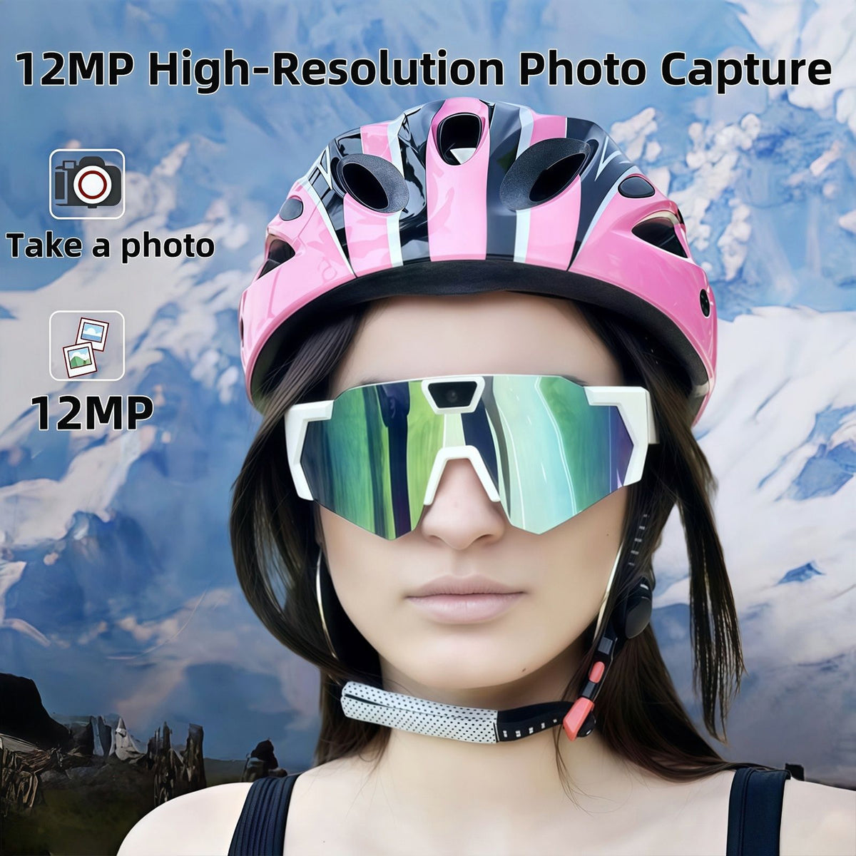 Video Recording and Photo-Taking Glasses (Sports DV)