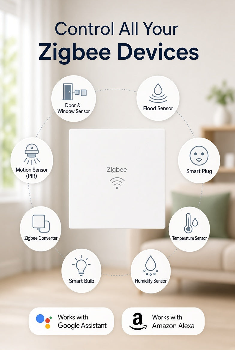 ZigBee 3.0 Smart Home Hub with App Control