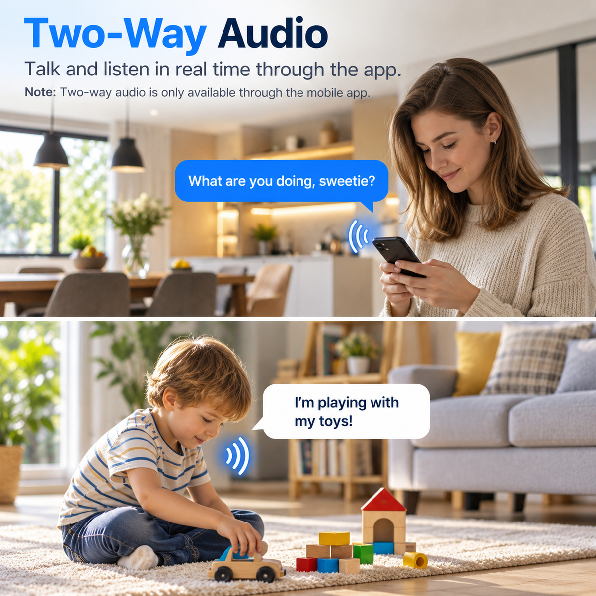 4MP WiFi 6 Dual Lens 360° Indoor Security Camera