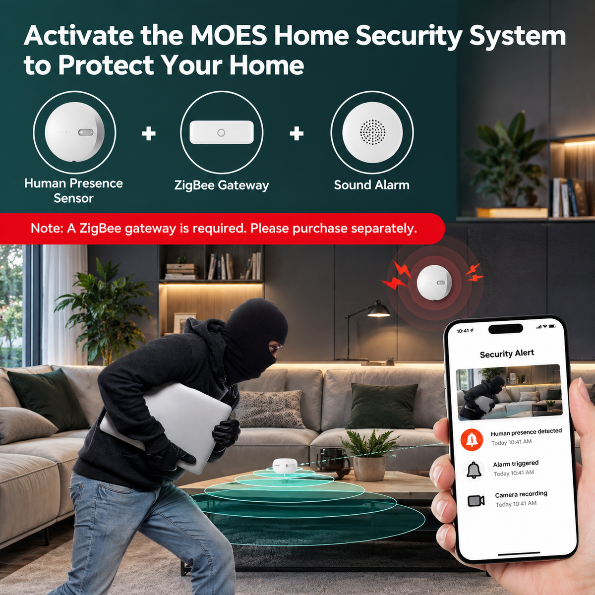 ZigBee 24GHz Smart Human Presence Sensor