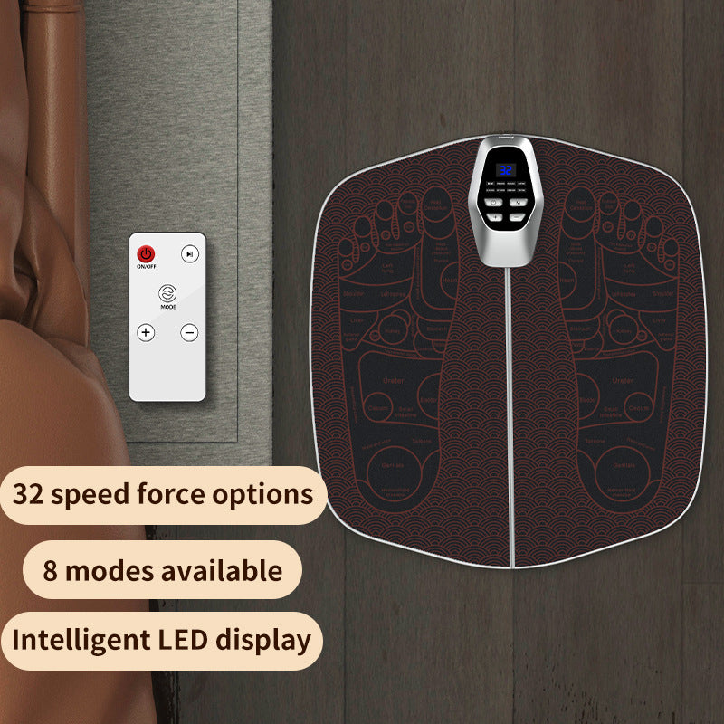 EMS Foot Massager Mat with Remote Control