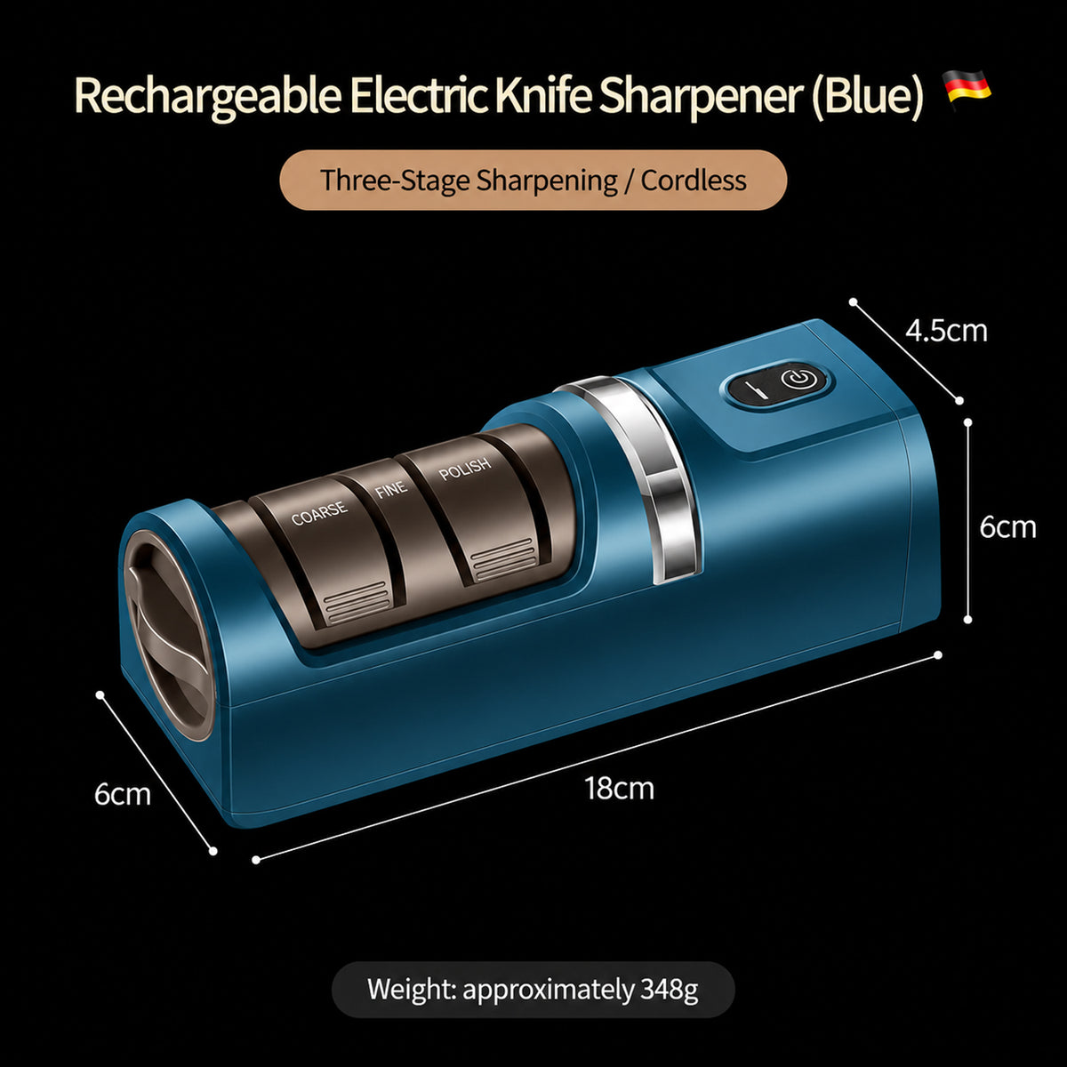 Electric knife sharpener