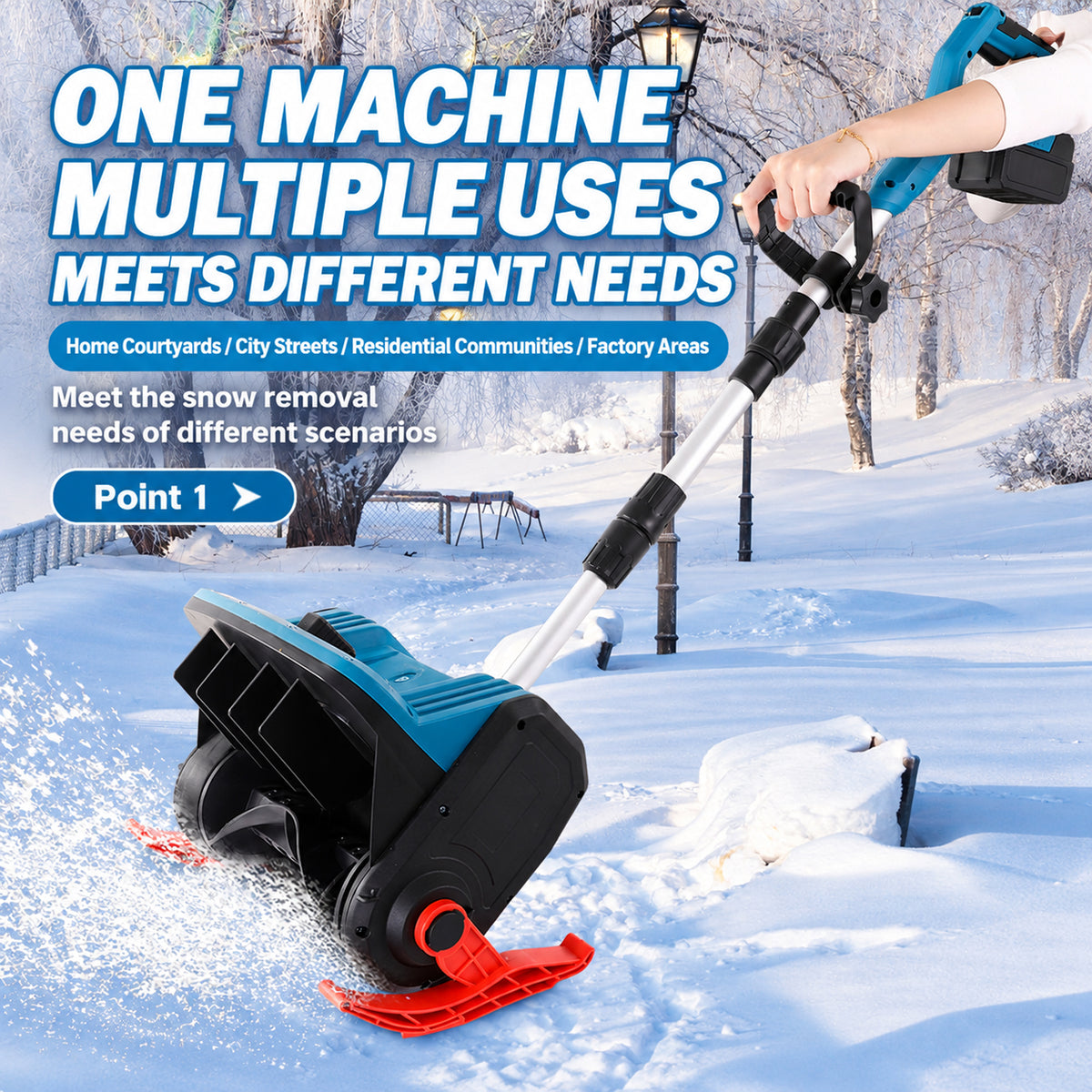 Cordless Lithium-Ion Snow Blower
