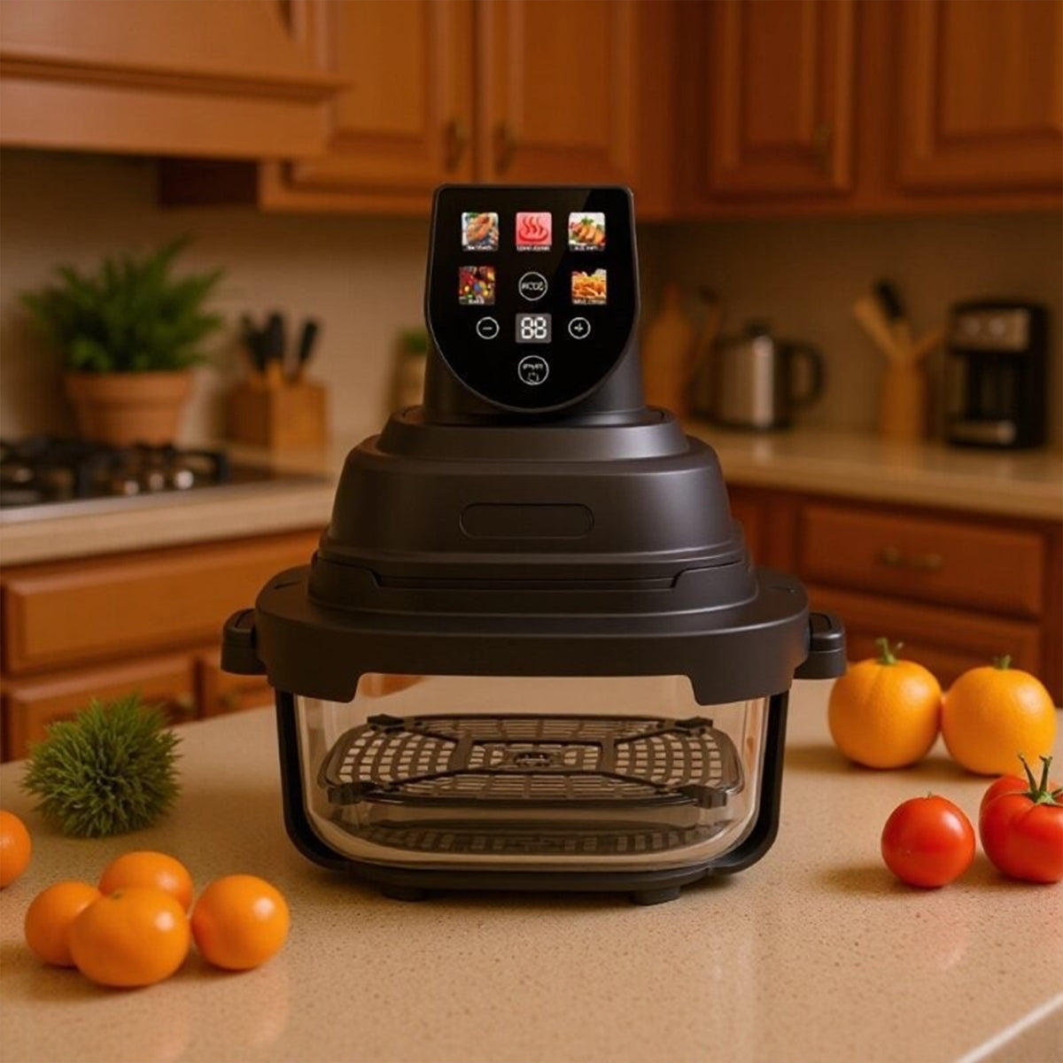 Smart Air Fryer with Color Display