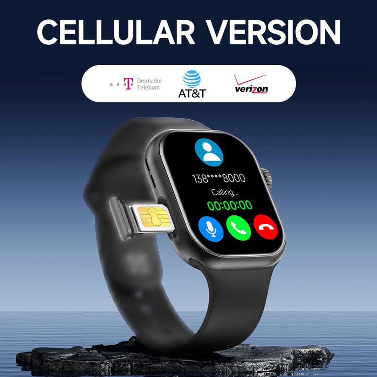 Smartwatch with Heart Rate and Sleep Monitoring