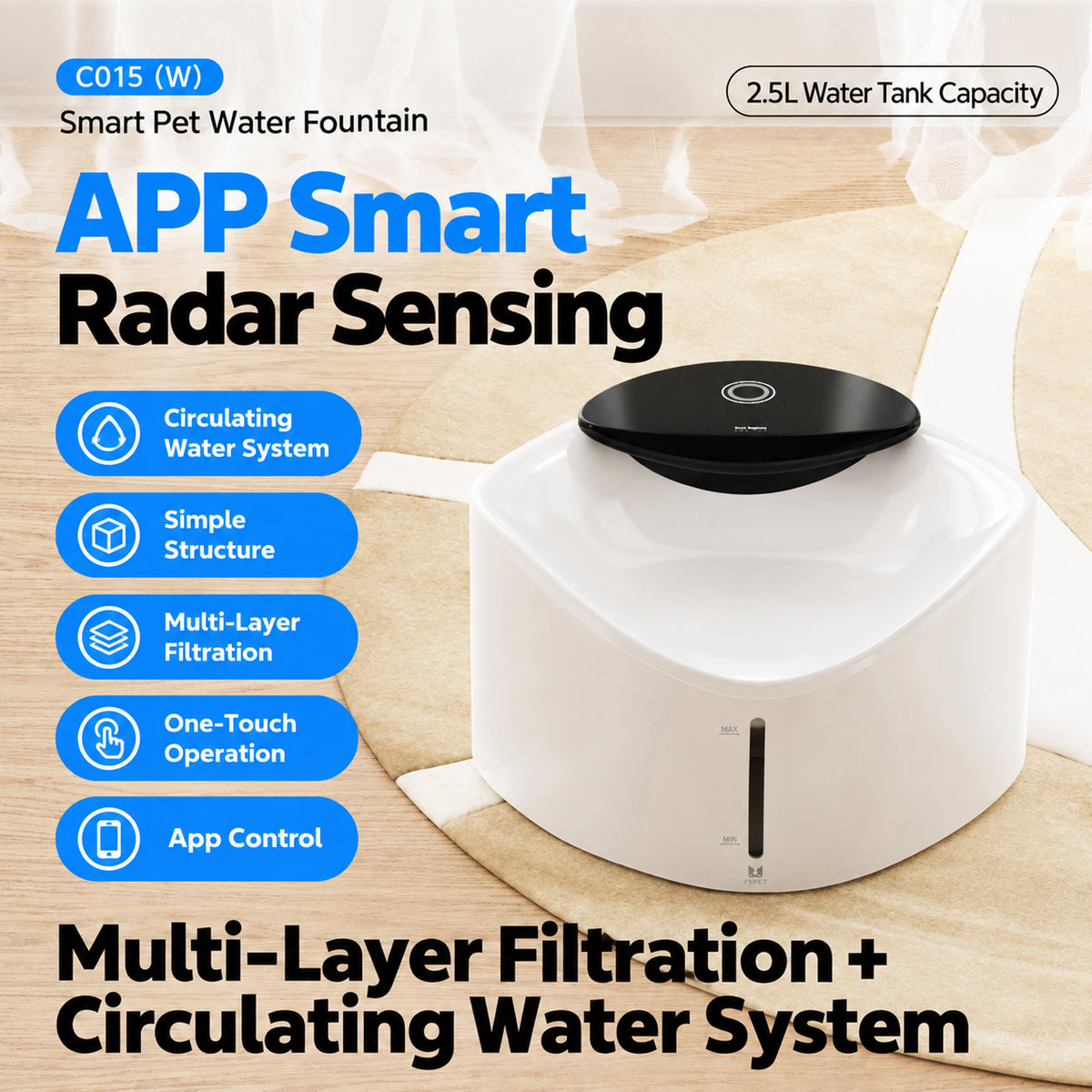 Smart Pet Water Fountain