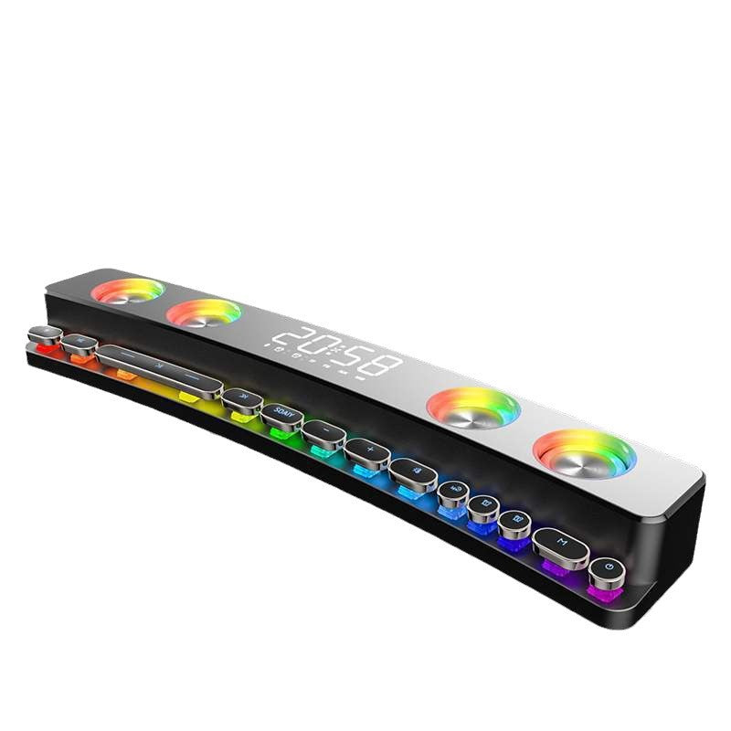 RGB Bluetooth Gaming Soundbar with Stereo Bass