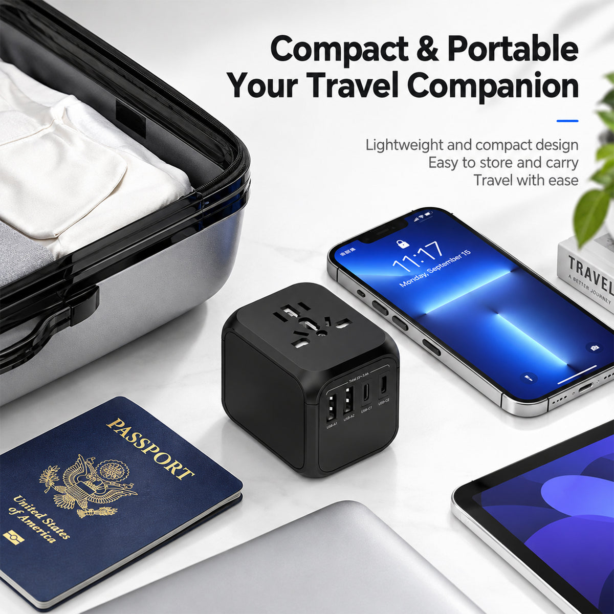 Multifunctional travel adapter