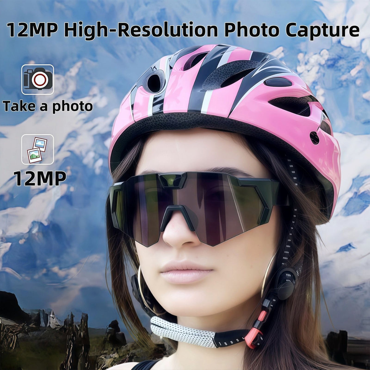 Video Recording and Photo-Taking Glasses (Sports DV)
