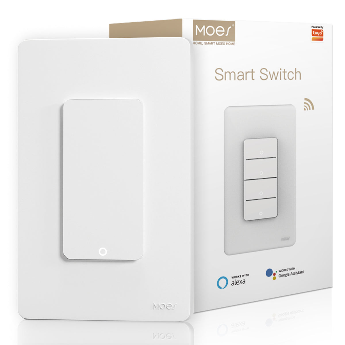 Smart WiFi Push Button Light Switch