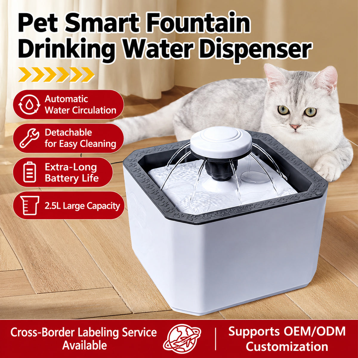 Automatic Pet Water Fountain