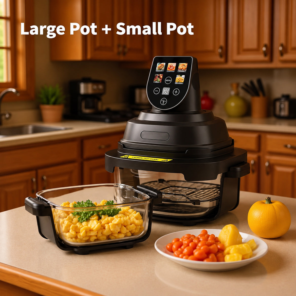 Smart Air Fryer with Color Display