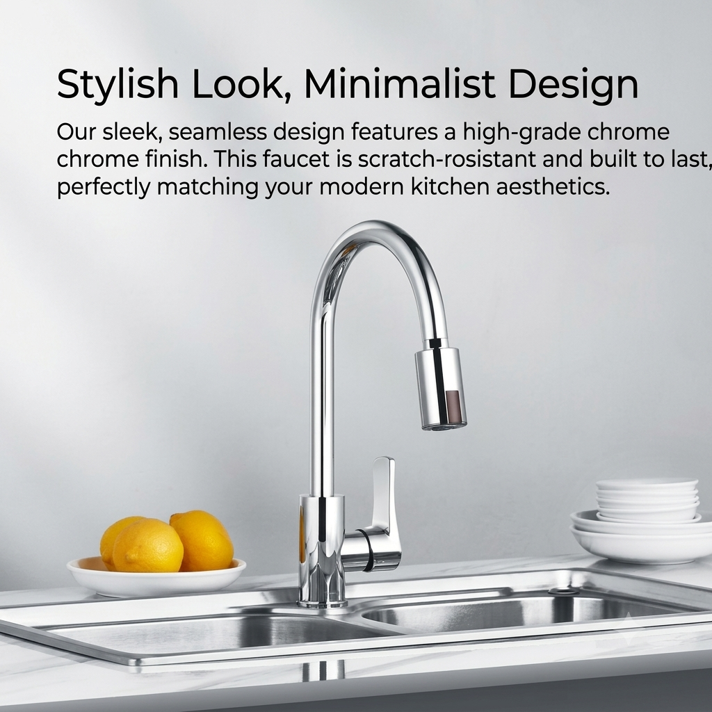 Touchless Faucet Adapter with Infrared Sensor