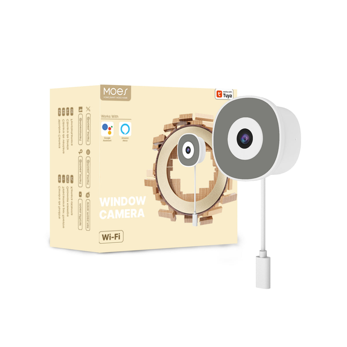 WiFi Smart Window Camera with Night Vision