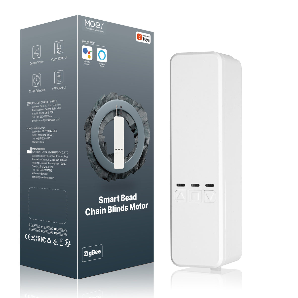 ZigBee Smart Blind Motor with App Remote Control