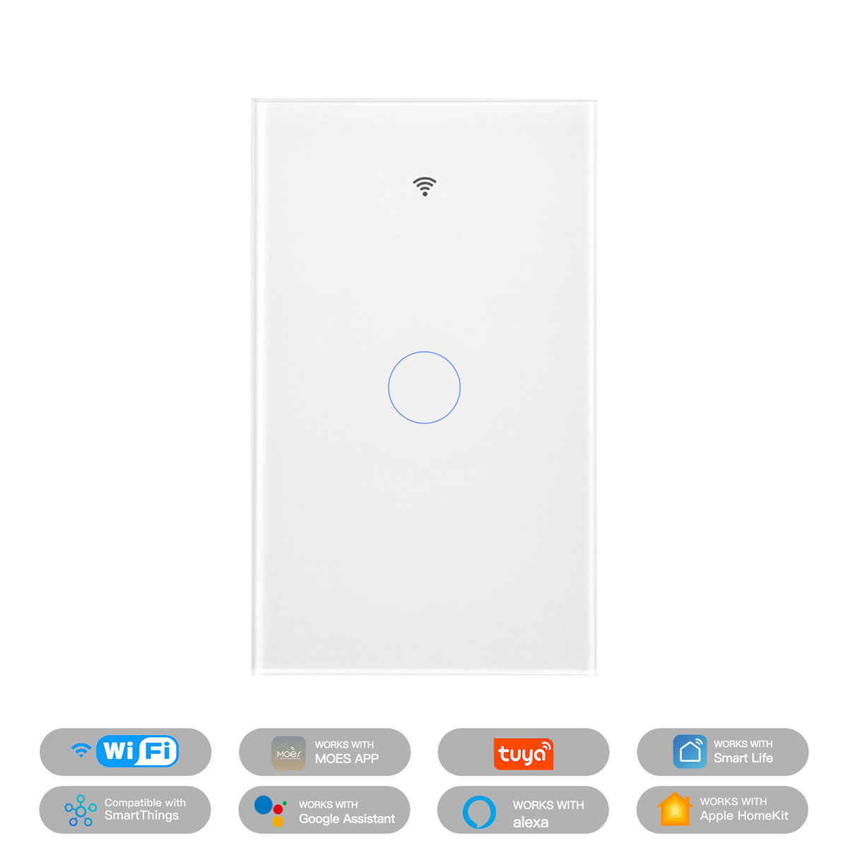 Matter WiFi Smart Touch Wall Switch